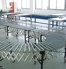 伸縮滾筒輸送機